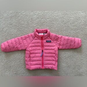 Patagonia Kids Down Sweater Jacket Pink 6-12 Months Girl